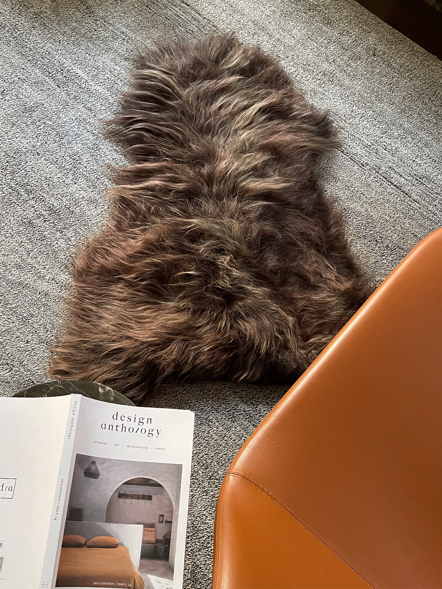 Dark Brown Icelandic Sheepskin