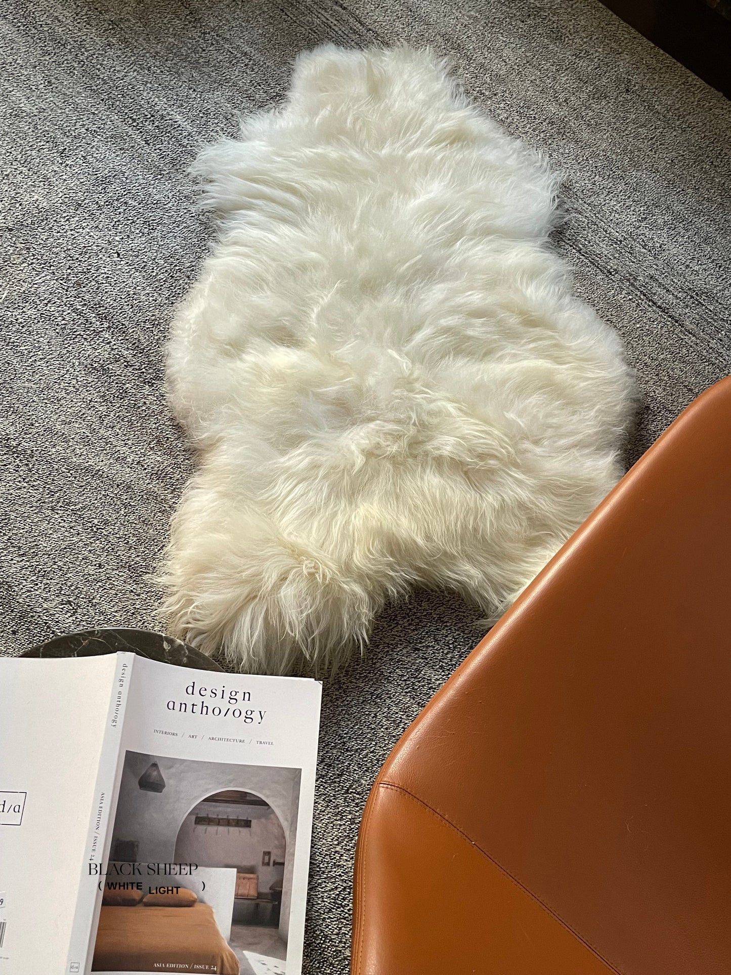 White Icelandic Sheepskin