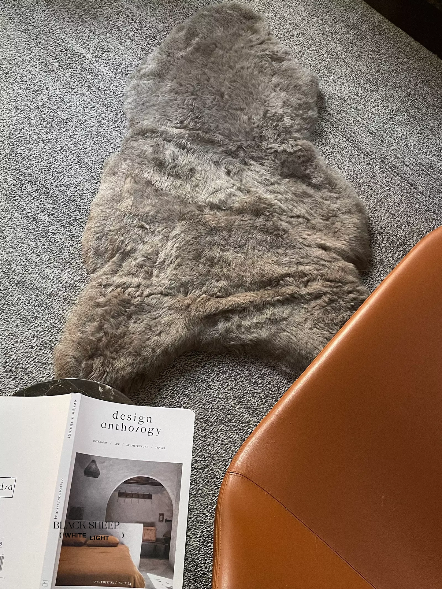 Shorn Taupe Icelandic Sheepskin