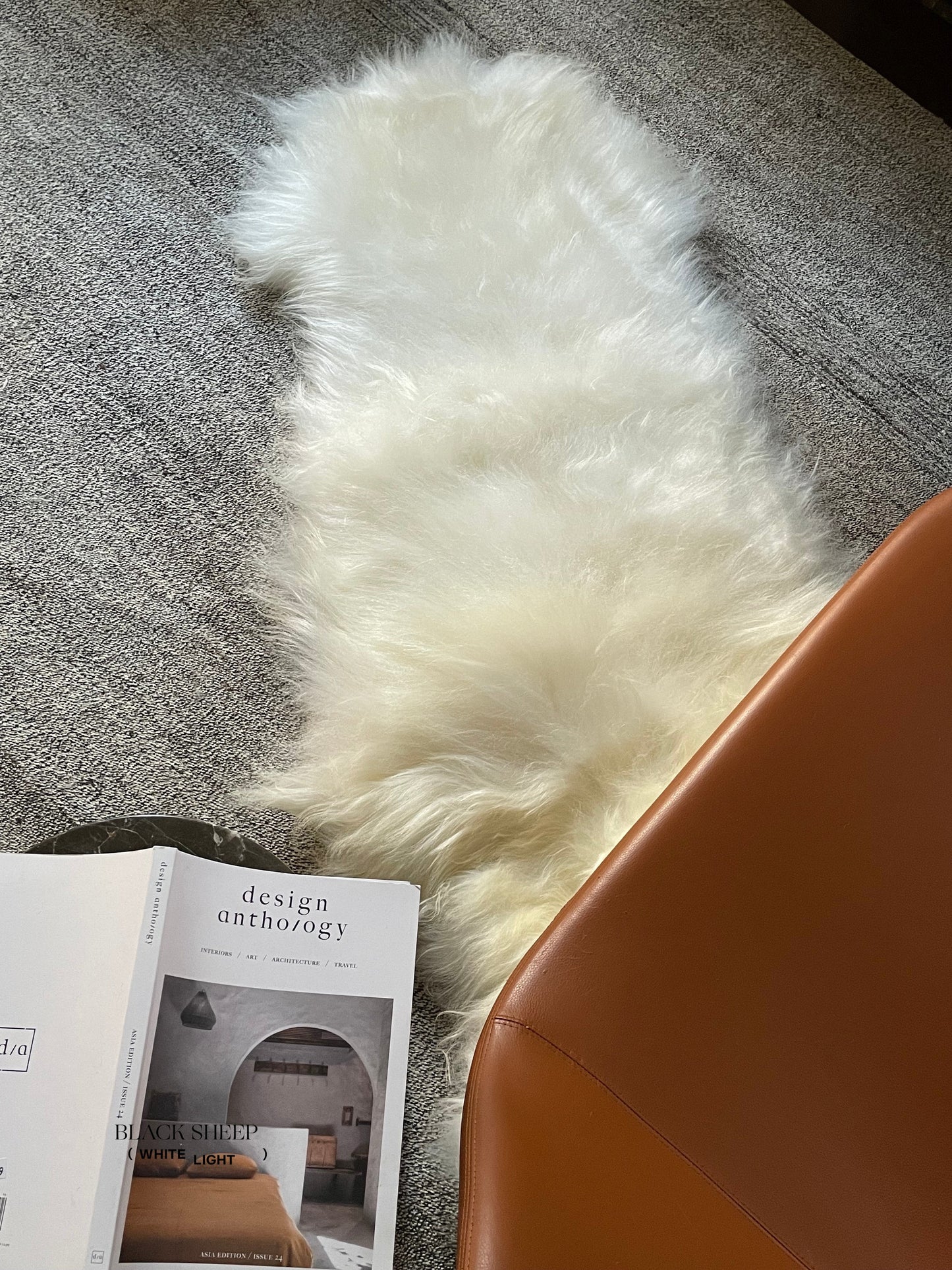 White Double Icelandic Sheepskin