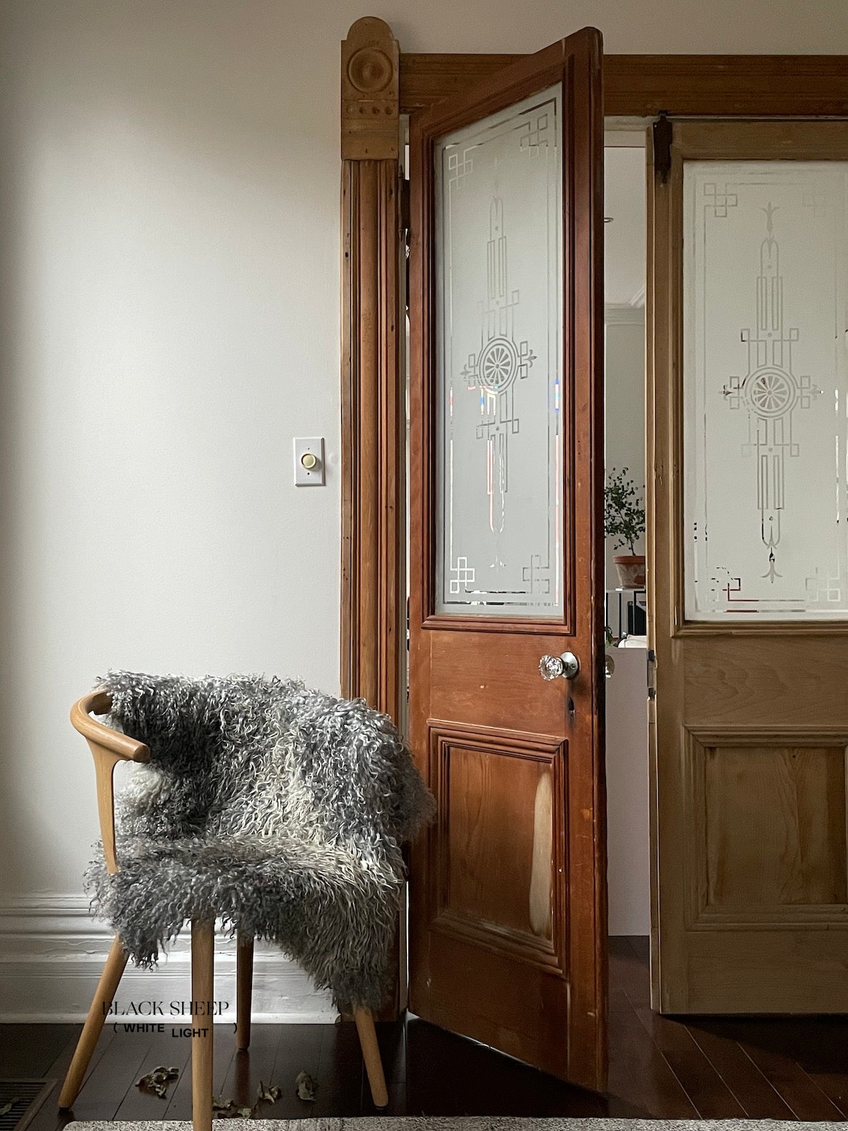 Grey Long Wool Gotland Sheepskin
