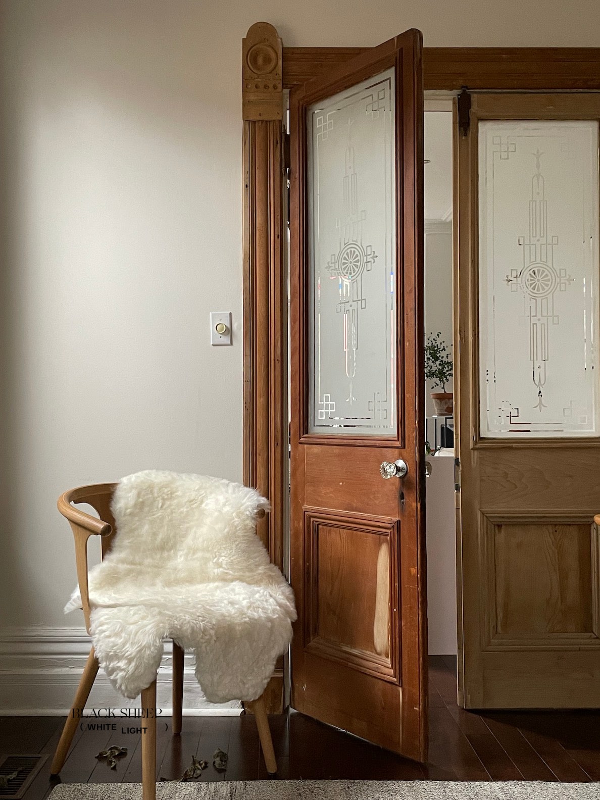 Shorn White Icelandic Sheepskin