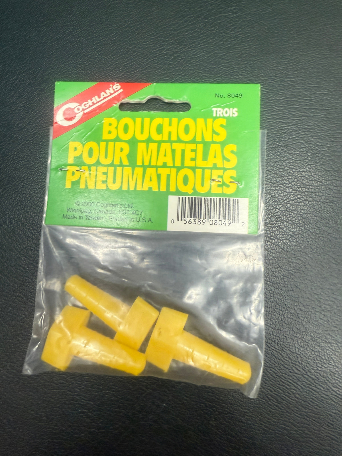Coghlan's Vintage Vinyl Air Mattress Plug Replacements 3-Pack Part #8049