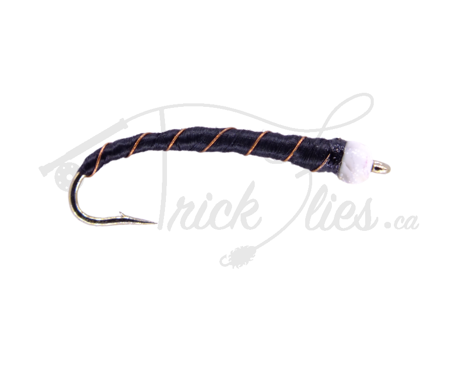 Ice Cream Cone White Head Black Body