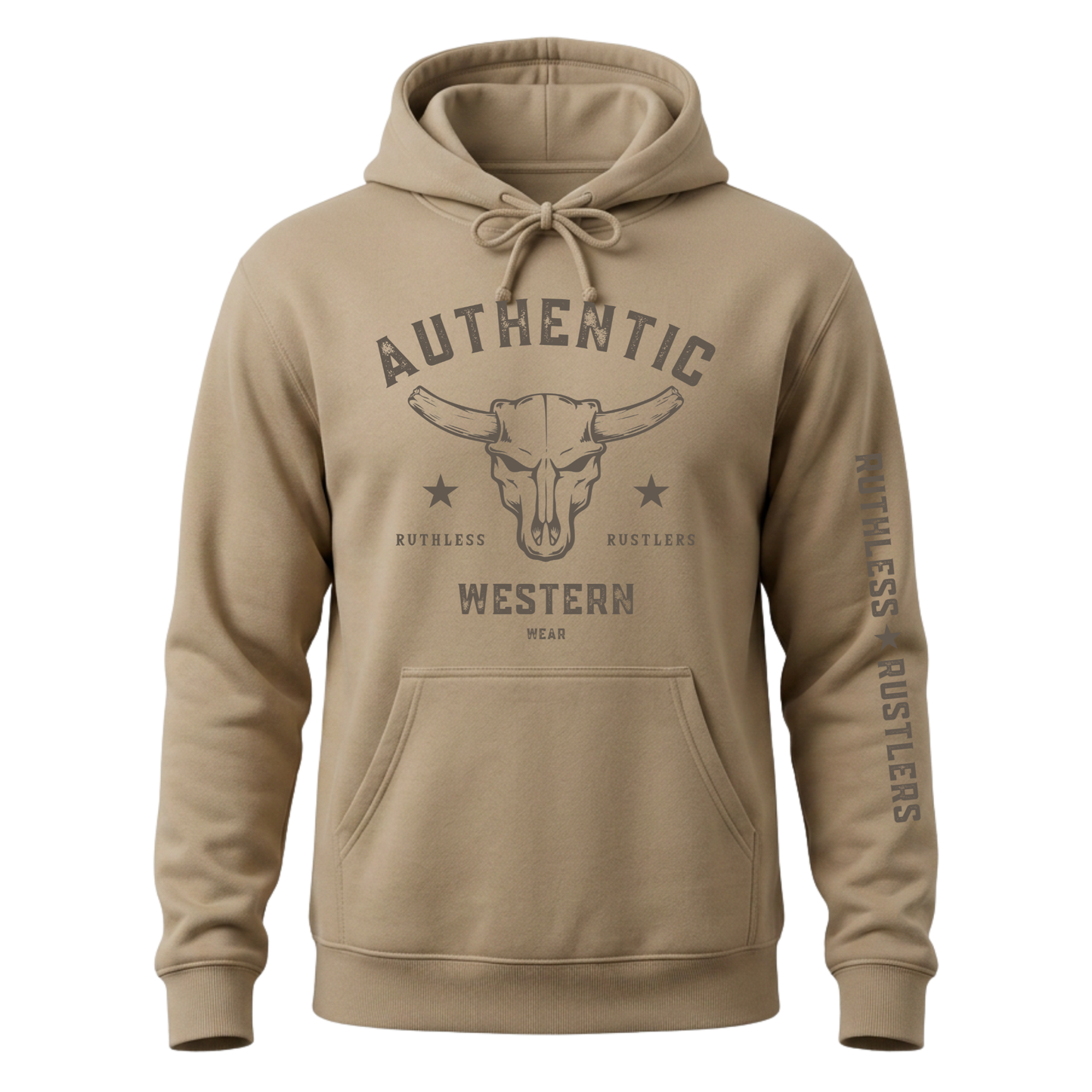 AUTHENTIC WESTERN HEAVYWEIGHT HOODIE | Sandstone