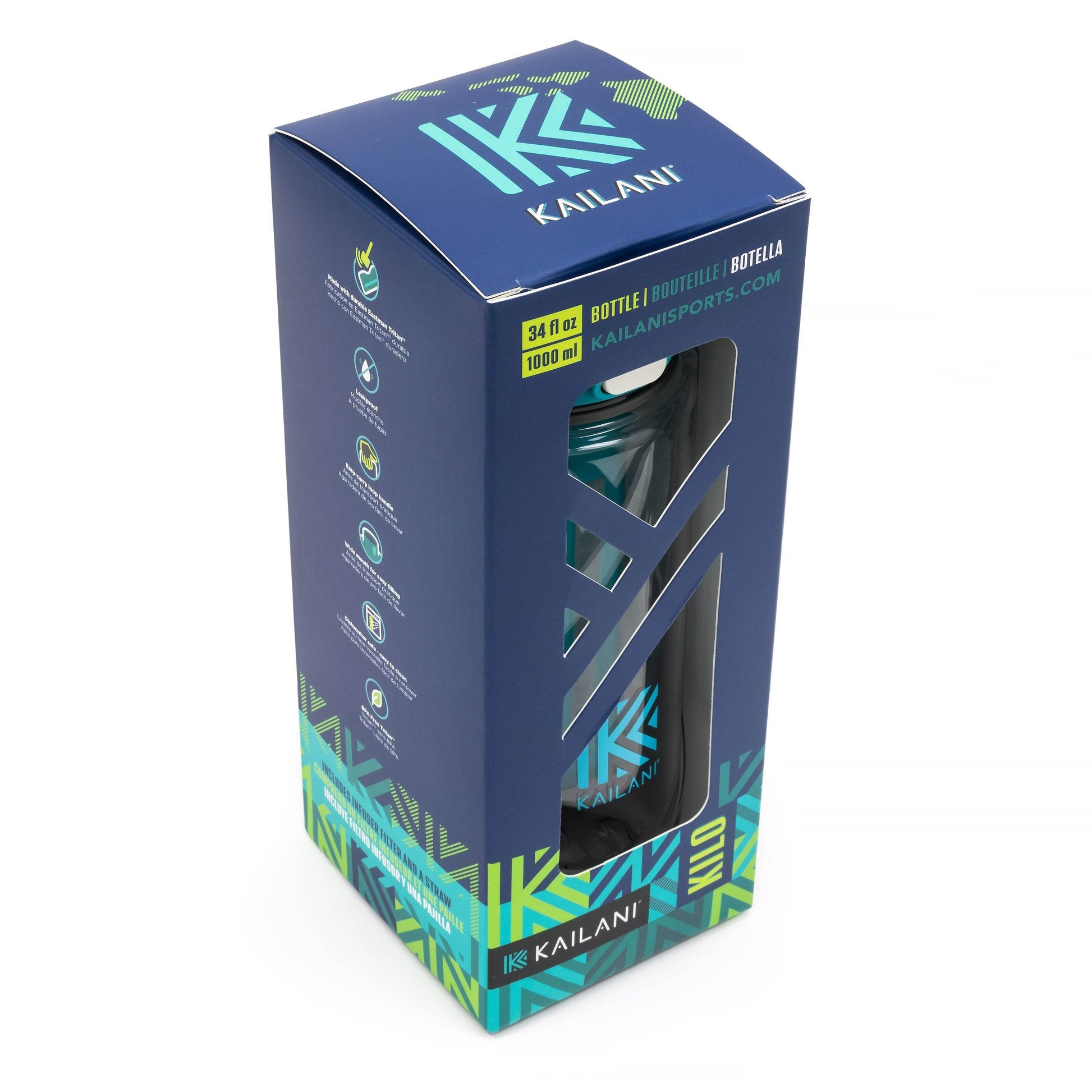 KILO Tritan Water Bottle 1000 ml - Uncle Mike's Outdoors and More!