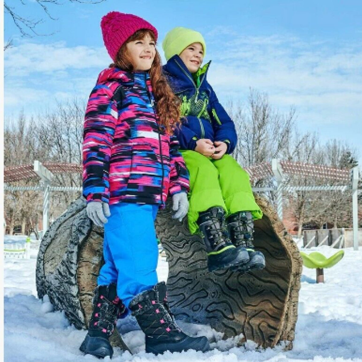 Kamik Boys The LUKE 4 Winter Boots for Kids & Youth -40C/F SIZE 3 US | Made in Canada!
