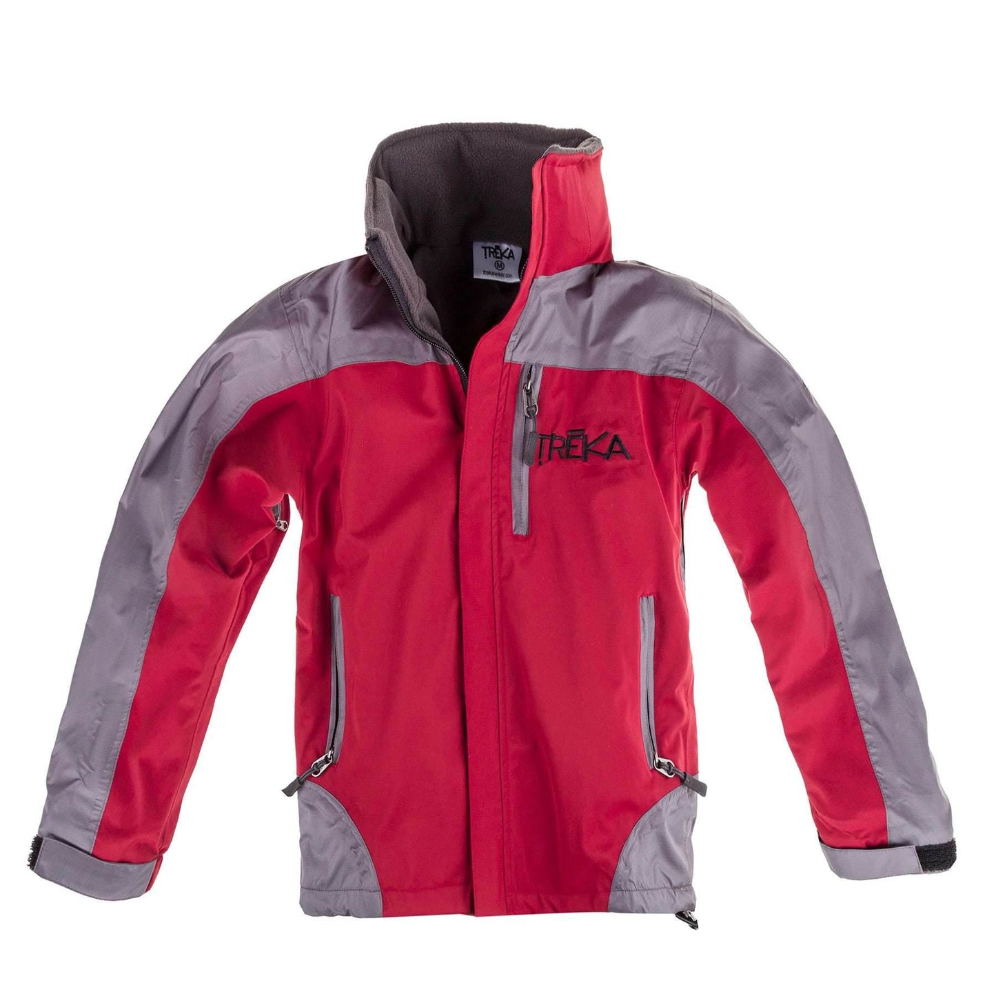 Kids Gorak Shep Unisex Outershell Jacket – Burgundy / Grey - Uncle Mike's Outdoors and More!