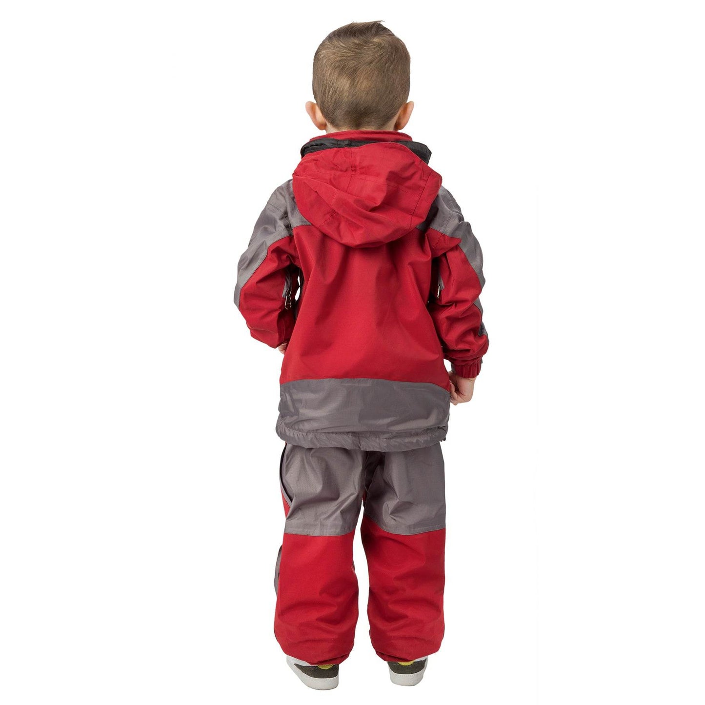 Kids Gorak Shep Unisex Outershell Jacket – Burgundy / Grey - Uncle Mike's Outdoors and More!