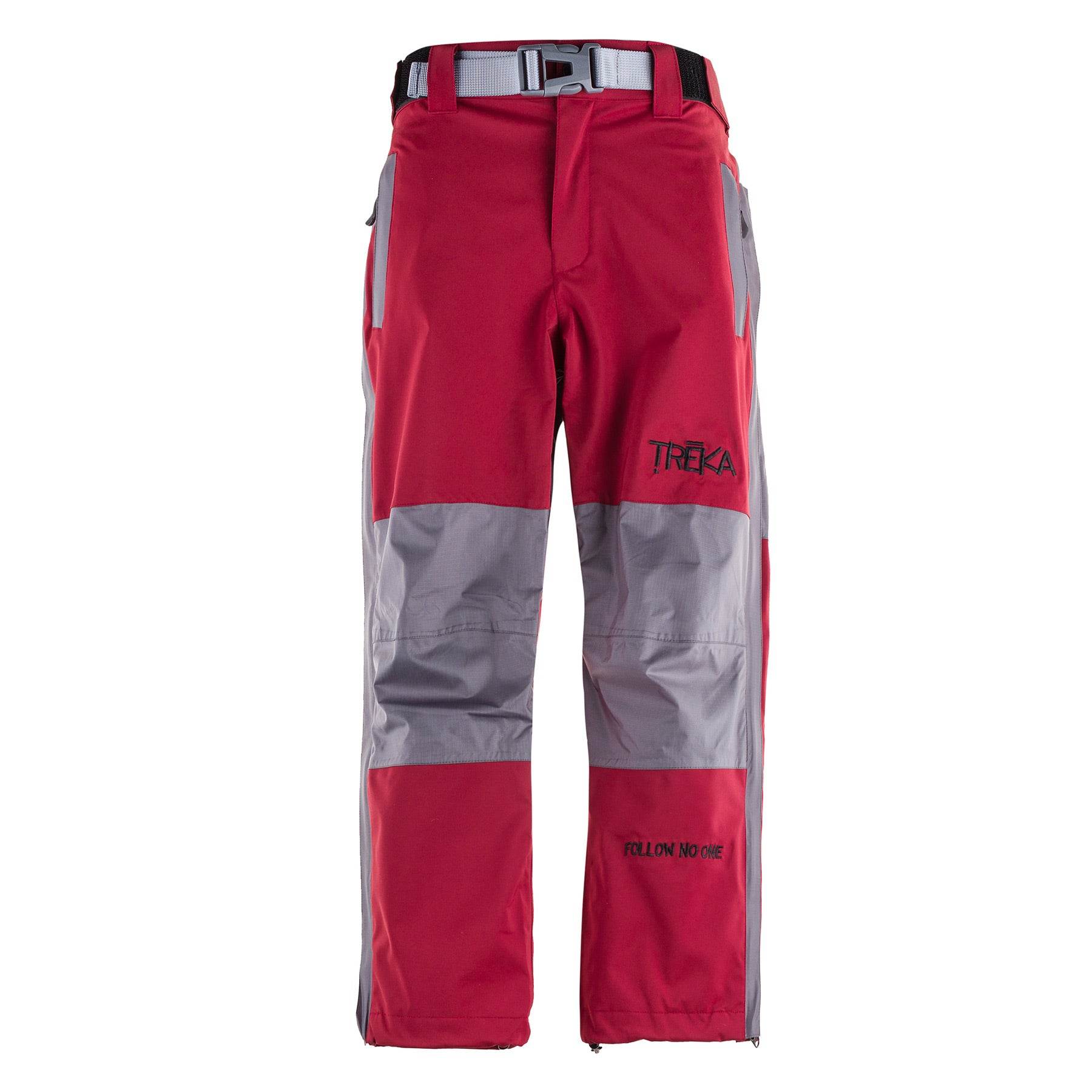 Kids Unisex Gorak Shep Outershell Pants – Burgundy / Grey - Uncle Mike's Outdoors and More!