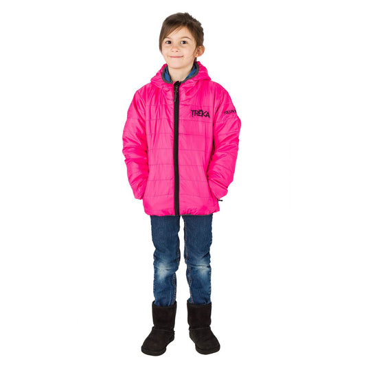 The Lukla Kids Unisex Insulated Jacket 150 GSM- Pink - Uncle Mike's Outdoors and More!