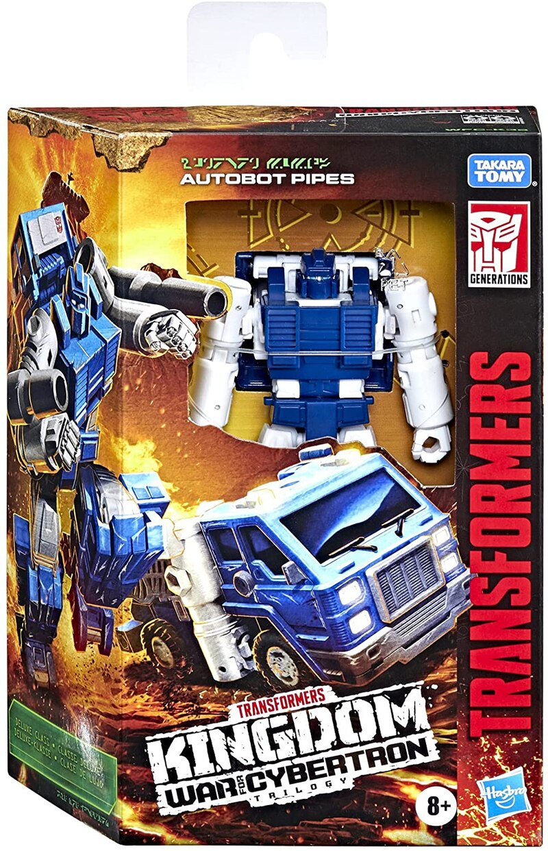 Transformers War for Cybertron: Kingdom Deluxe Pipes
