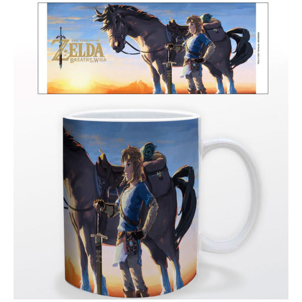 Legend of Zelda: Breath of the Wild Link & Horse 11Oz. Ceramic Mug