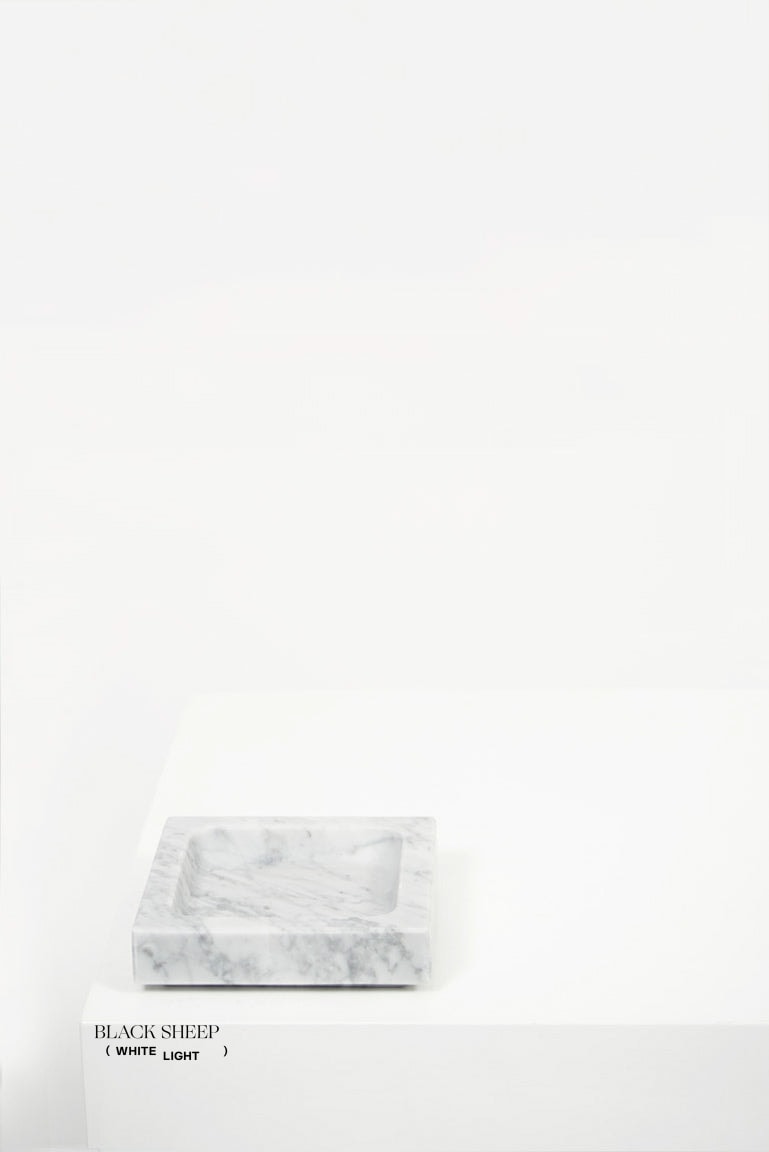 Bianco Carrara Marble Square Tray