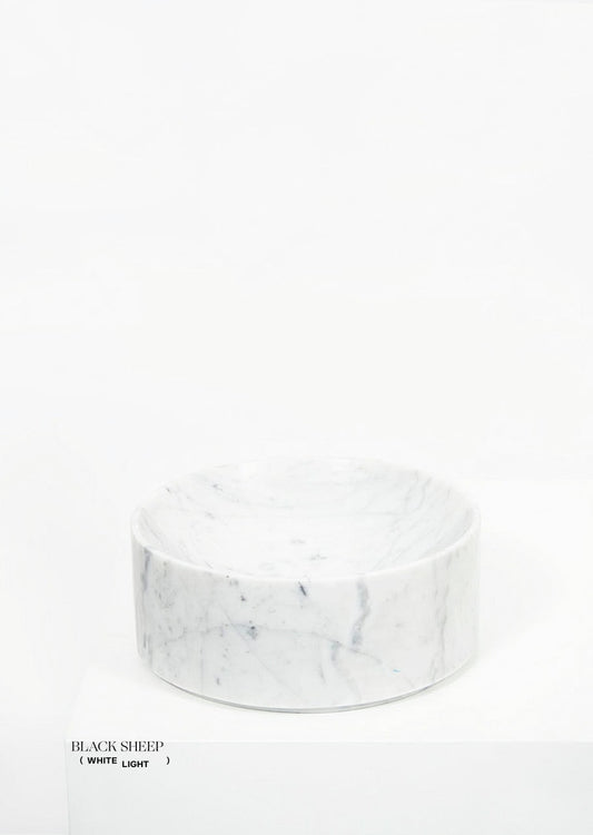 Bianco Carrara Marble Deep Dish