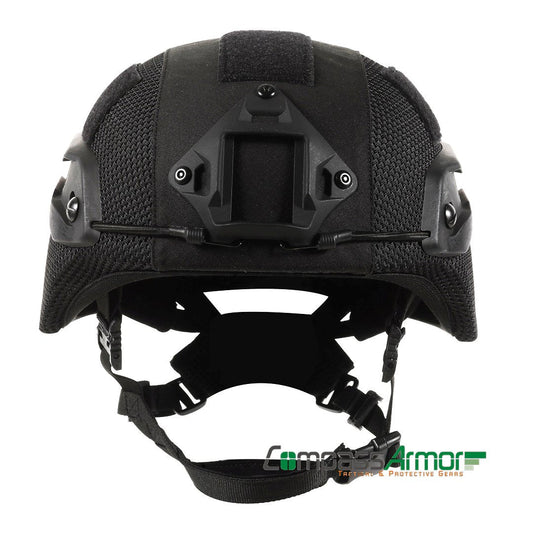 MICH Full Cut Tactical Ballistic Helmet with sides-rails, Cover and NVG mount MICH 2000AT