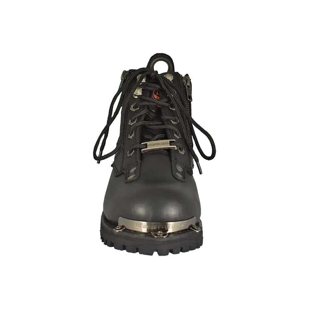 Milwaukee Leather Women's 6" Double Zip Motorcycle Boots