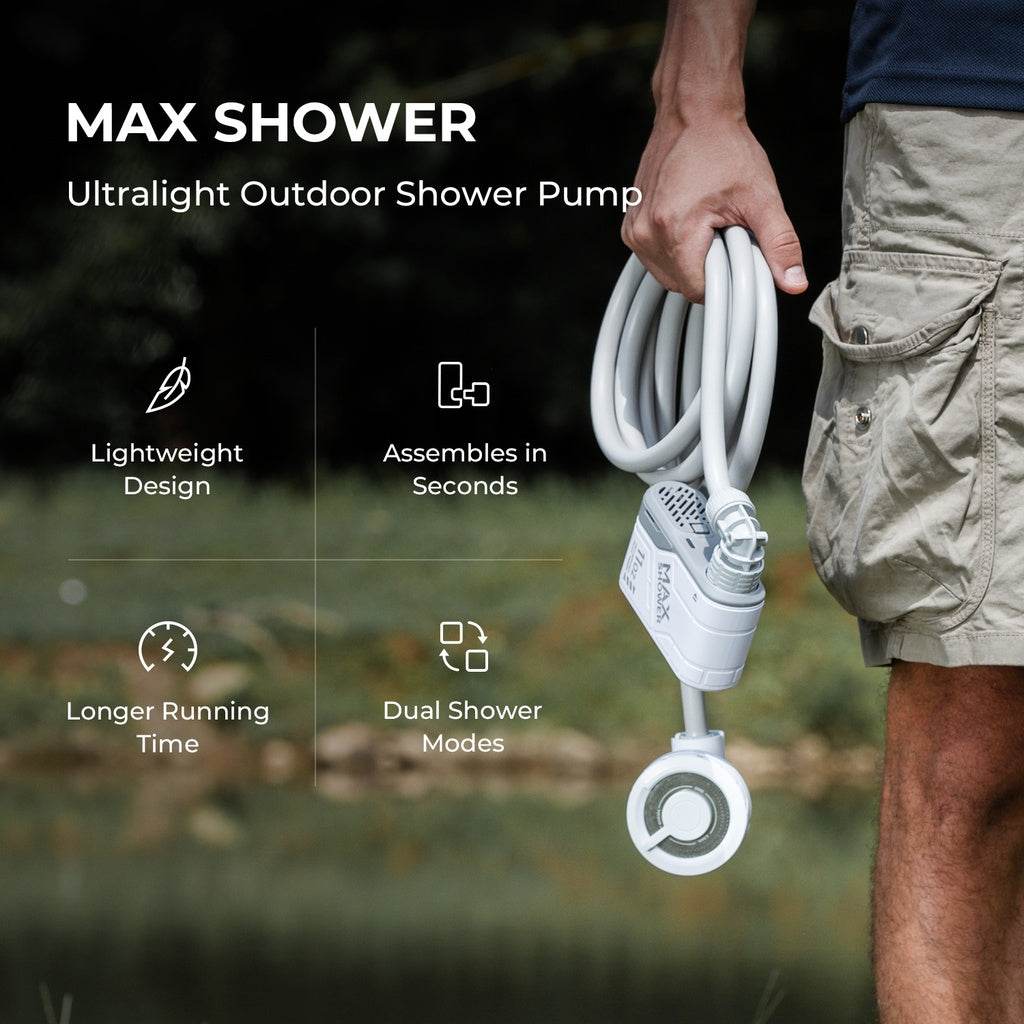 Flextail - Max Shower with Case - Uncle Mike's Outdoors and More!