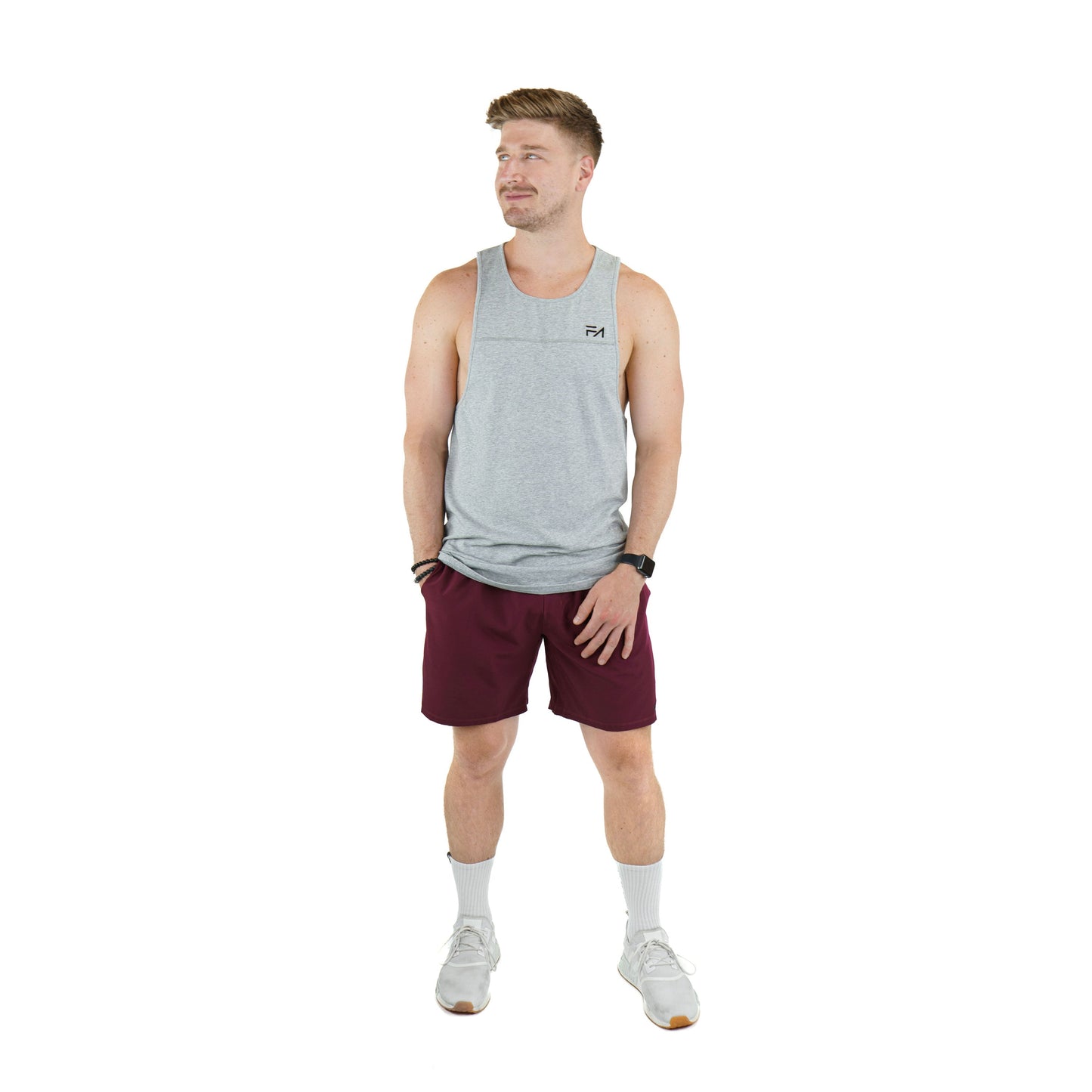 FA Momentum Tank Heather Grey