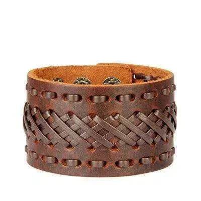 Multi-layer Vintage Cowhide Rope Men's Bracelet
