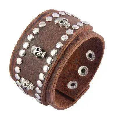 Multi-layer Vintage Cowhide Rope Men's Bracelet