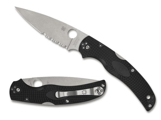 Spyderco Native Chief™ Black Lightweight - Combo Edge - Uncle Mike's Outdoors and More!