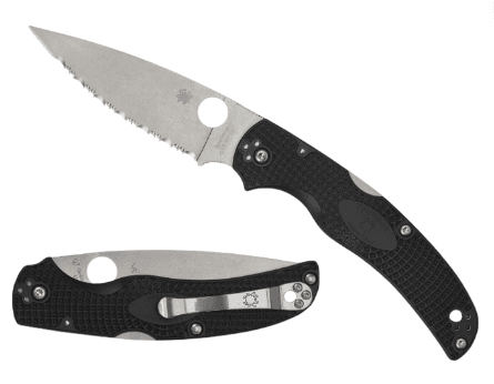 Spyderco Native Chief™ Black Lightweight - Serrated Edge - Uncle Mike's Outdoors and More!