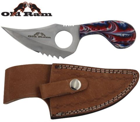 7.25" Old Ram Fixed Blade Skinner Knife (OR-793BLP)