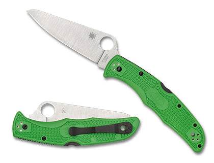 Spyderco Pacific Salt® 2 FRN Green LC200N - Uncle Mike's Outdoors and More!