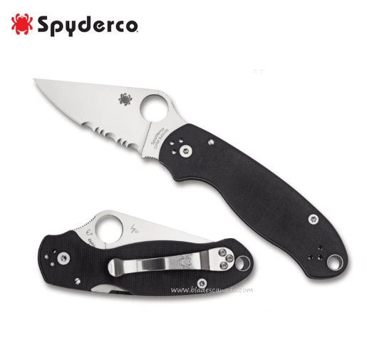 Spyderco Para® 3 G-10 Black - Uncle Mike's Outdoors and More!