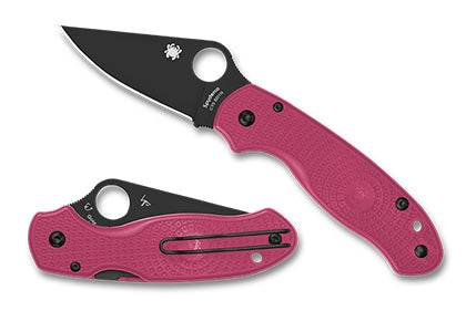 Spyderco Para® 3 Lightweight Pink Black Blade - Uncle Mike's Outdoors and More!