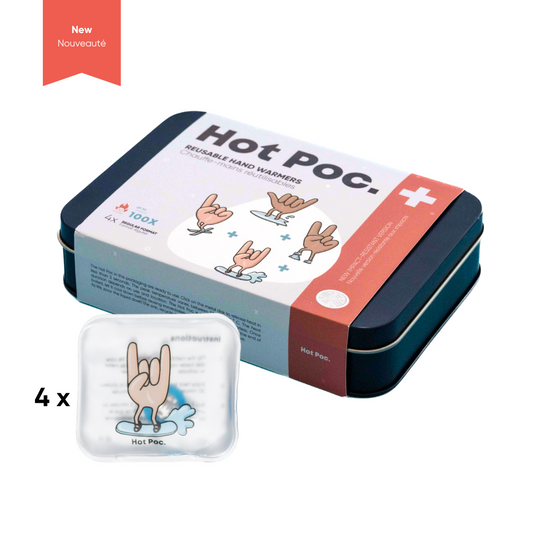 Hot Poc Eco-Friendly Reusable Hand Warmers (4-Pack)