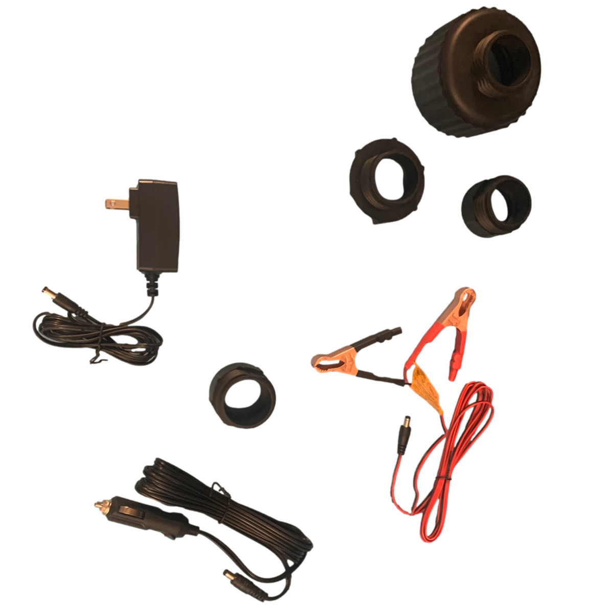 PUMPMATIC 12 FT HOSE + 5 GALLON YELLOW DIESEL CAN COMBO KIT - 3.2 GPM - GAS, DIESEL, KEROSENE