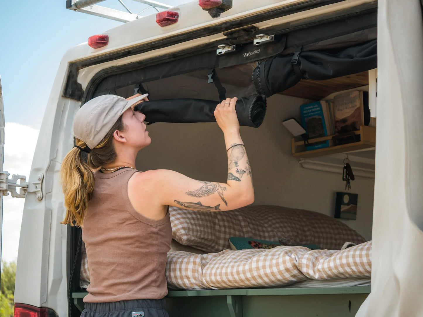 Ram ProMaster Rear Door Bug Screen | VanEssential