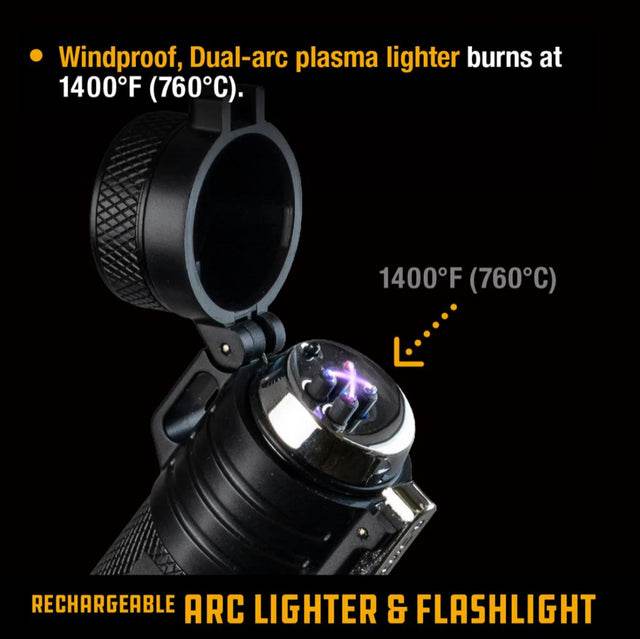 UCO Rechargeable Arc Lighter & LED Flashlight - Uncle Mike's Outdoors and More!