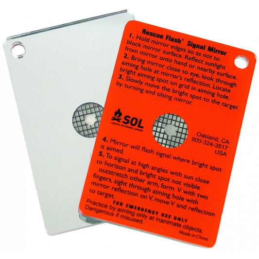 SOL Rescue Flash Floating Mirror - Uncle Mike's Outdoors and More!