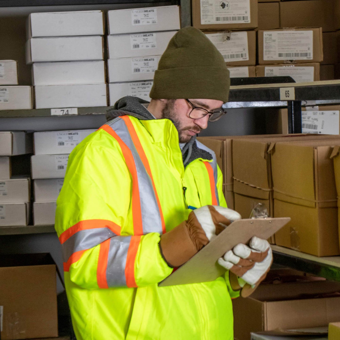 Ripstop Sherpa Lined Safety Bomber - Uncle Mike's Outdoors and More!