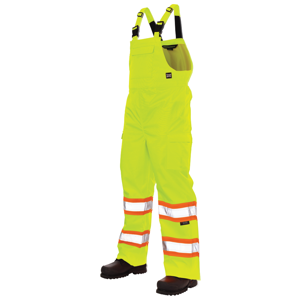 Ripstop Unlined Safety Rain Bib Overall