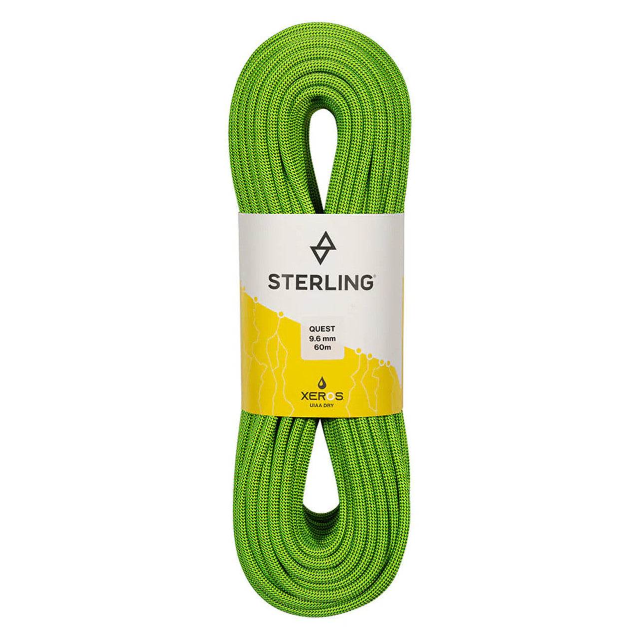 Sterling Rope 9.6mm Quest Dry Rope 70m Green - Uncle Mike's Outdoors and More!