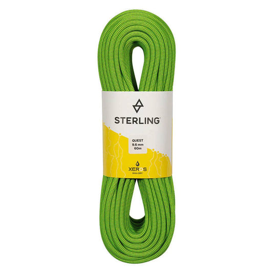 Sterling Rope 9.6mm Quest Dry Rope 70m Green - Uncle Mike's Outdoors and More!