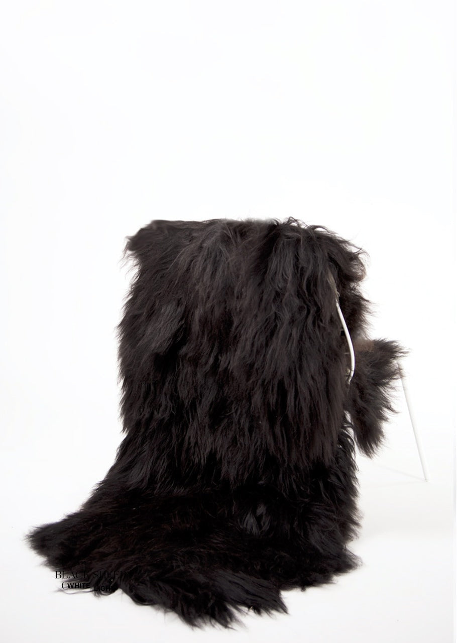Black Double Icelandic Sheepskin