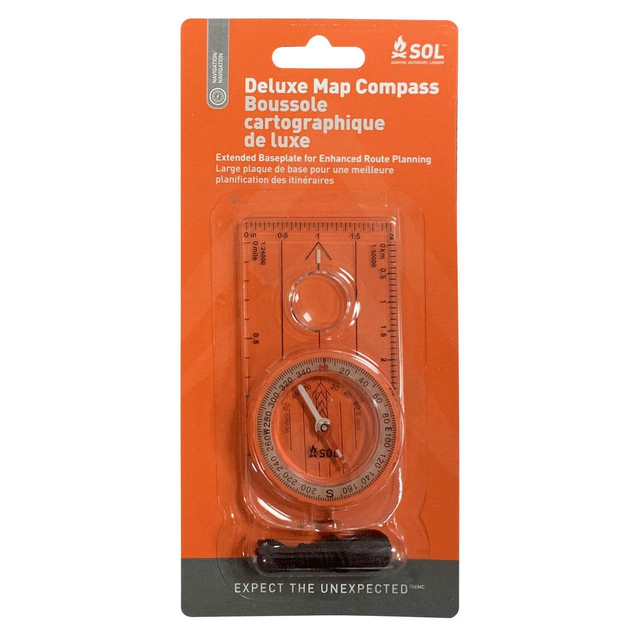 SOL Deluxe Map Compass - Uncle Mike's Outdoors and More!