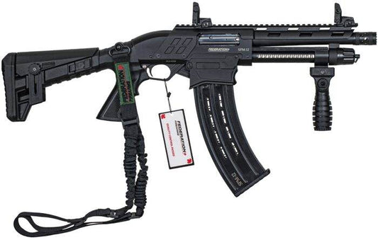 Federation Firearms SPM-12 9″ Shorty, 12ga 3″ magazine-fed pump action shotgun. Black Finish. - Uncle Mike's Outdoors and More!