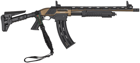 Federation Firearms SPM-12, 12ga magazine-fed pump action shotgun. Burnt Bronze. - Uncle Mike's Outdoors and More!