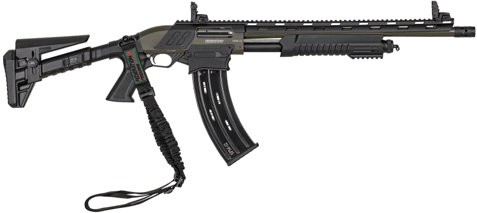 Federation Firearms SPM-12, 12ga magazine-fed pump action shotgun. OD Green. - Uncle Mike's Outdoors and More!