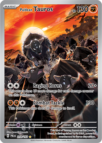 Paldean Tauros 218/193