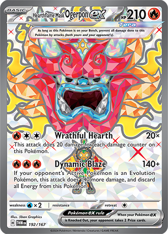 Hearthflame Mask Ogerpon ex 192/167