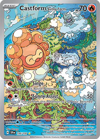 Castform Sunny Form 195/191