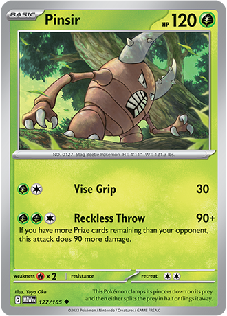 Pinsir 127/165