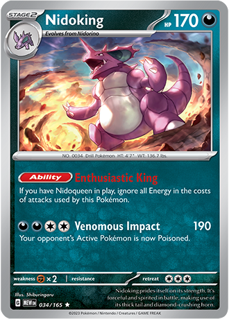 Nidoking 034/165